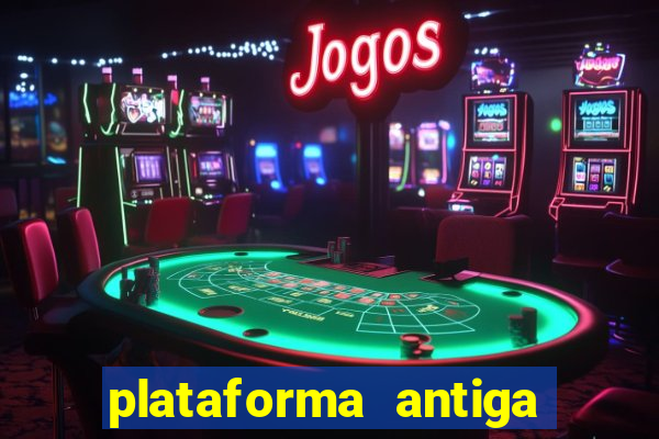 plataforma antiga de jogos